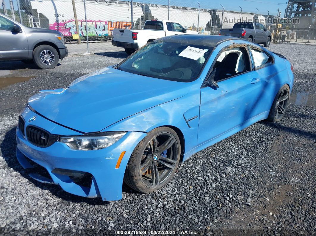 2015 Bmw M4   Blue vin: WBS3R9C57FK332893