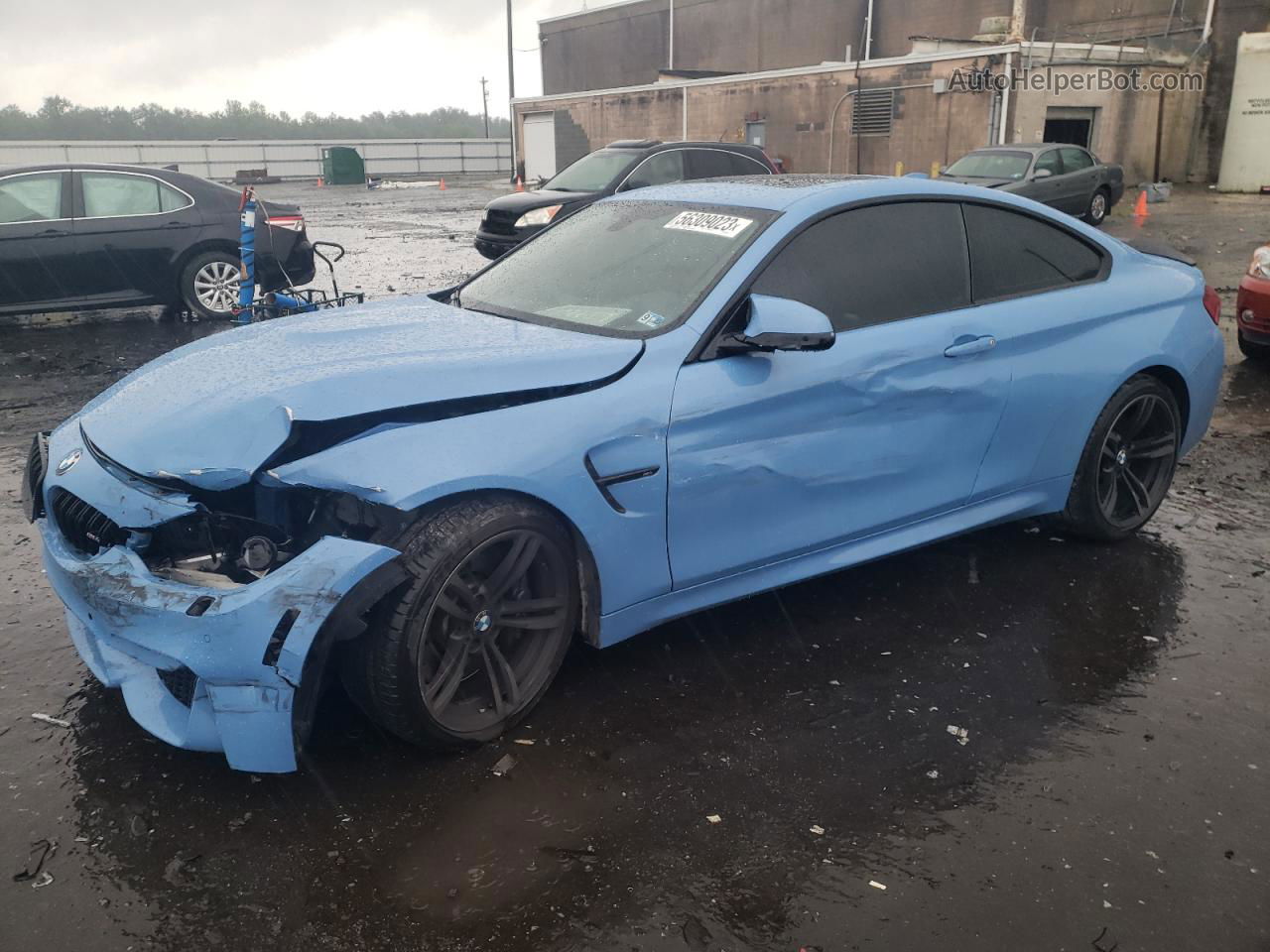 2015 Bmw M4  Blue vin: WBS3R9C57FK335261