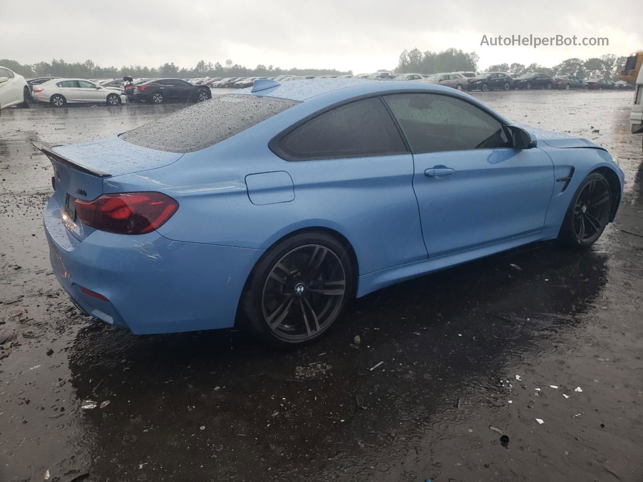 2015 Bmw M4  Blue vin: WBS3R9C57FK335261