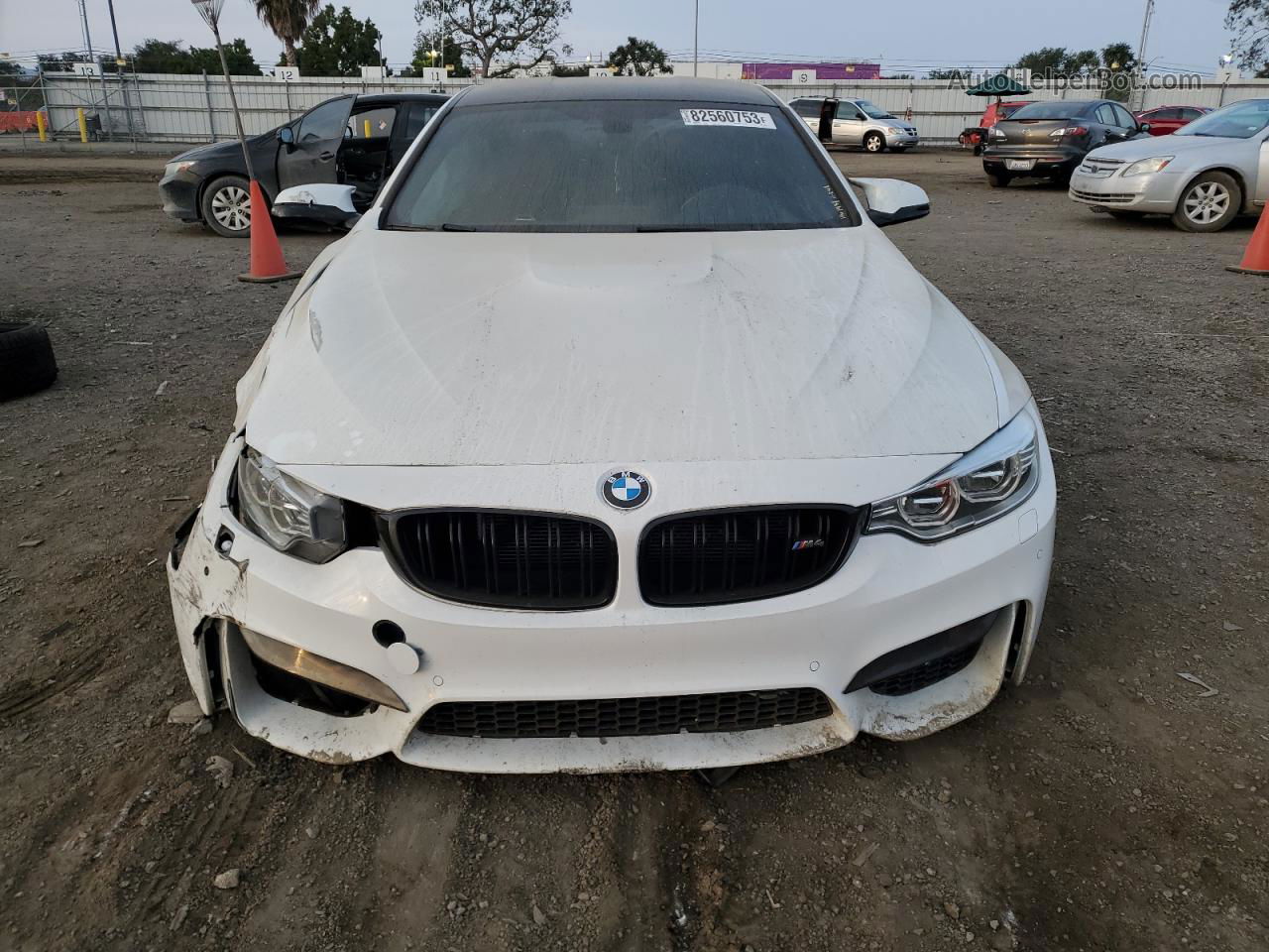 2016 Bmw M4  White vin: WBS3R9C57GK335701