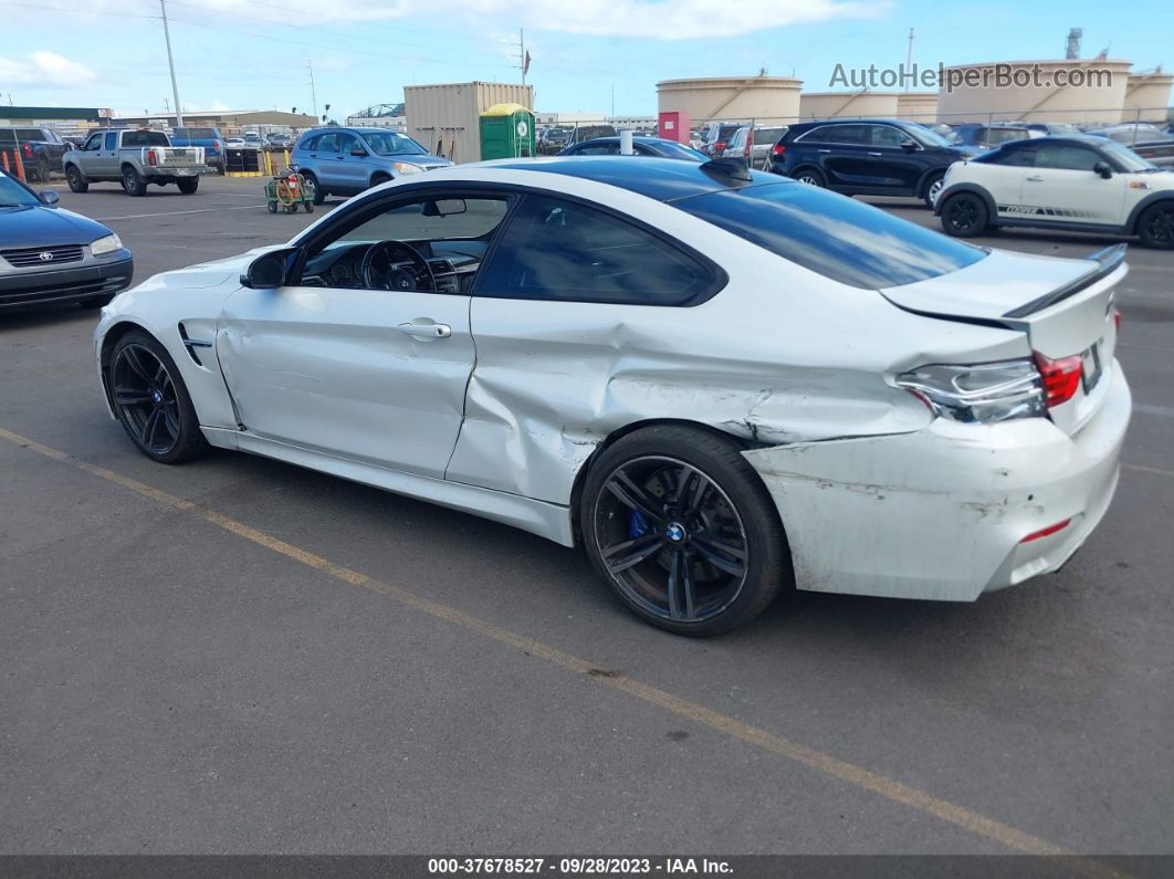 2016 Bmw M4 White vin: WBS3R9C57GK335732