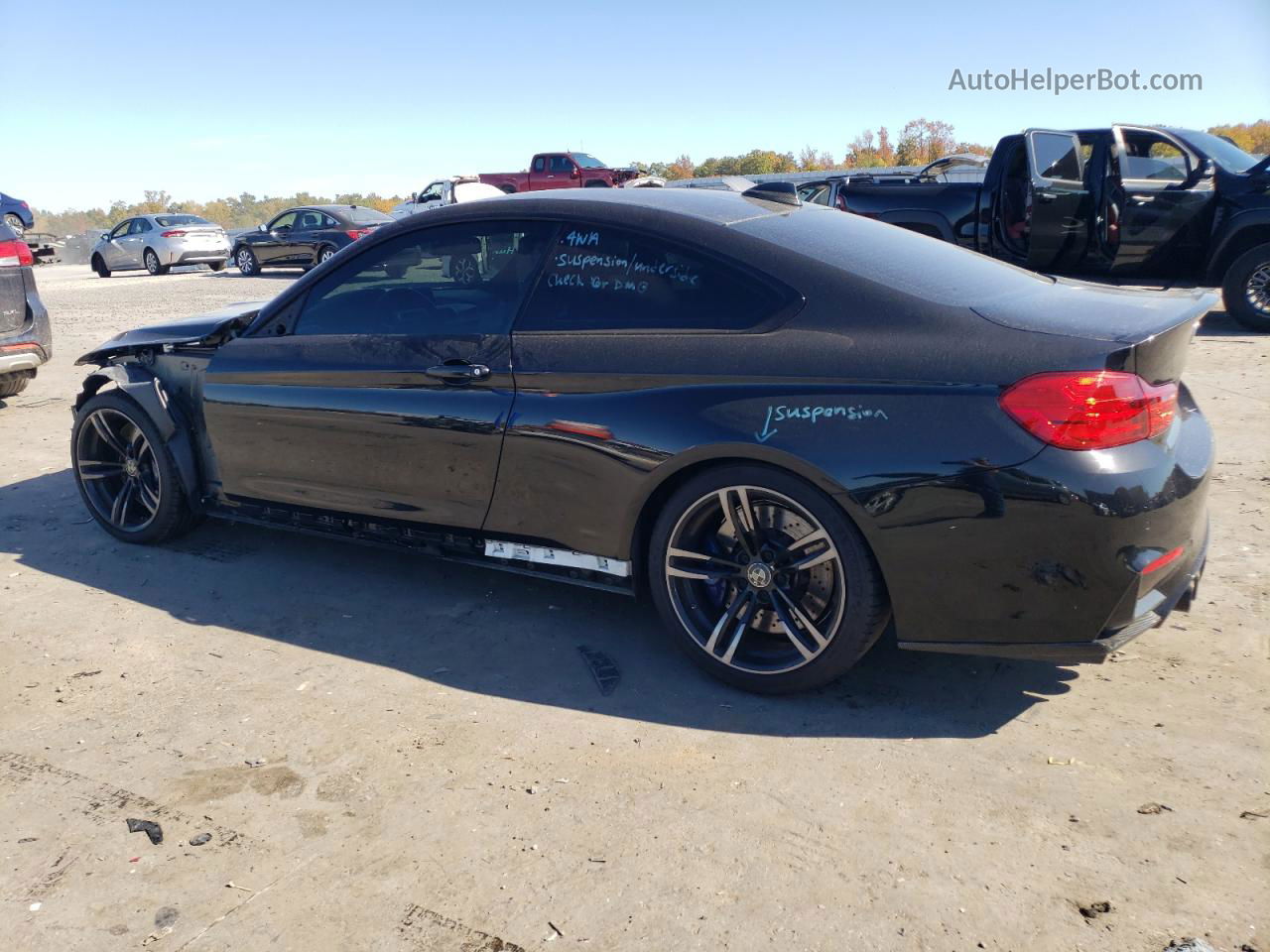 2016 Bmw M4  Black vin: WBS3R9C57GK338100