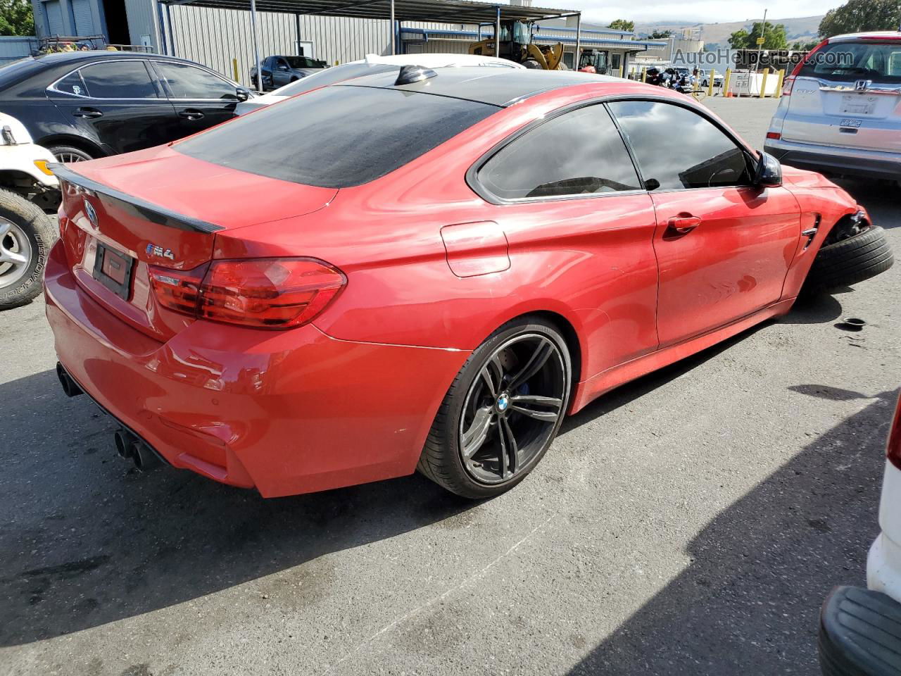 2016 Bmw M4  Red vin: WBS3R9C57GK338839