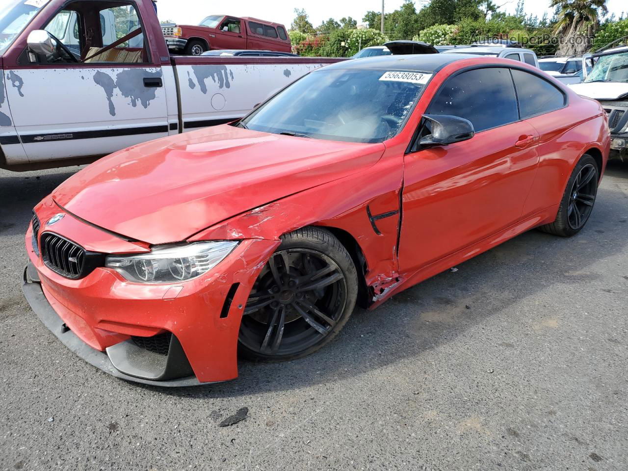 2016 Bmw M4  Red vin: WBS3R9C57GK338839