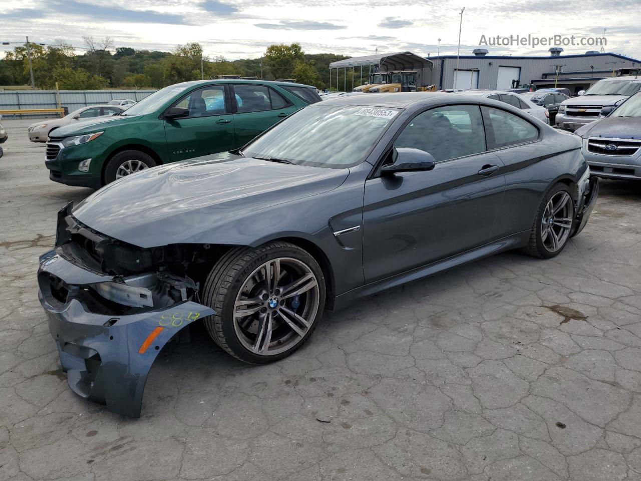 2015 Bmw M4  Gray vin: WBS3R9C58FK331588