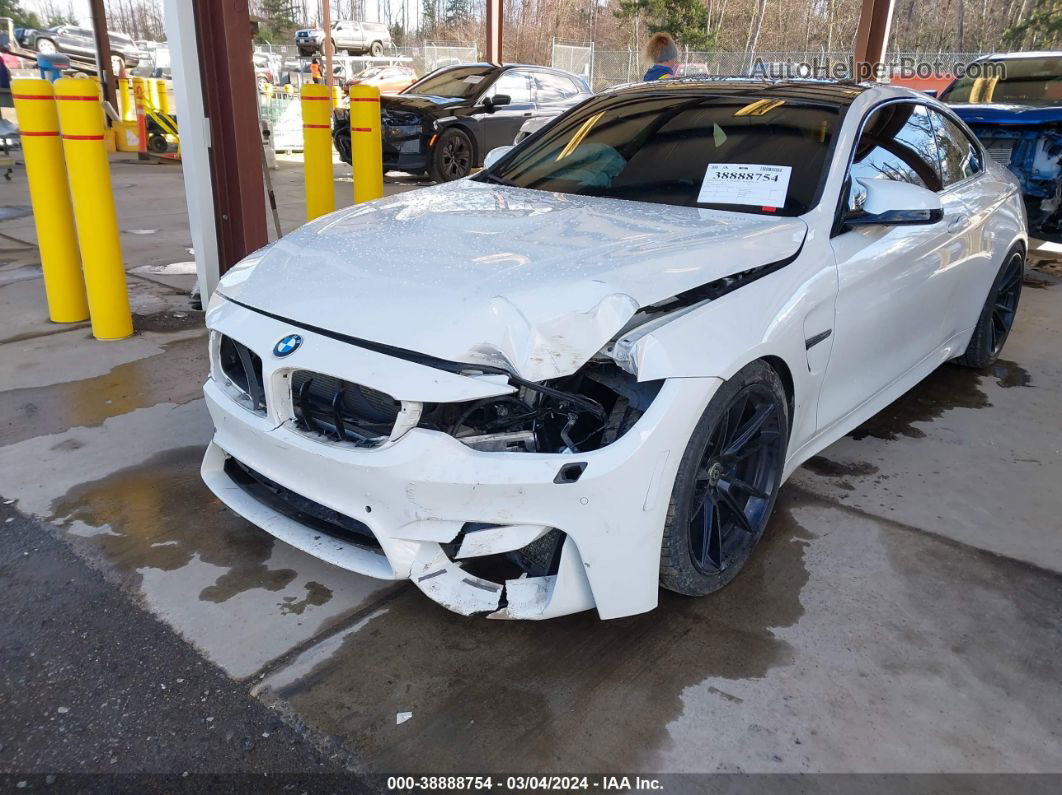 2015 Bmw M4   White vin: WBS3R9C58FK333812