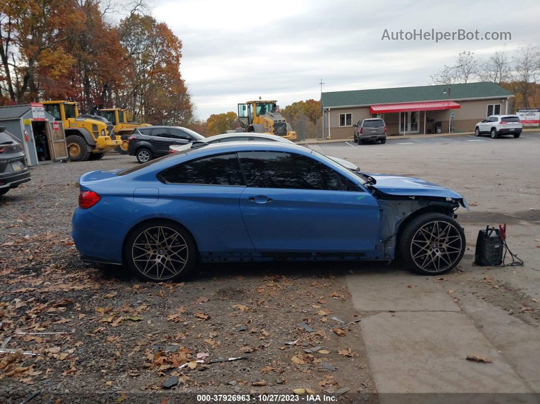 2016 Bmw M4 Синий vin: WBS3R9C58GK336565