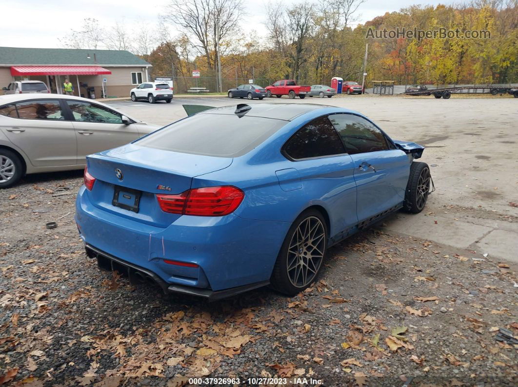 2016 Bmw M4 Blue vin: WBS3R9C58GK336565