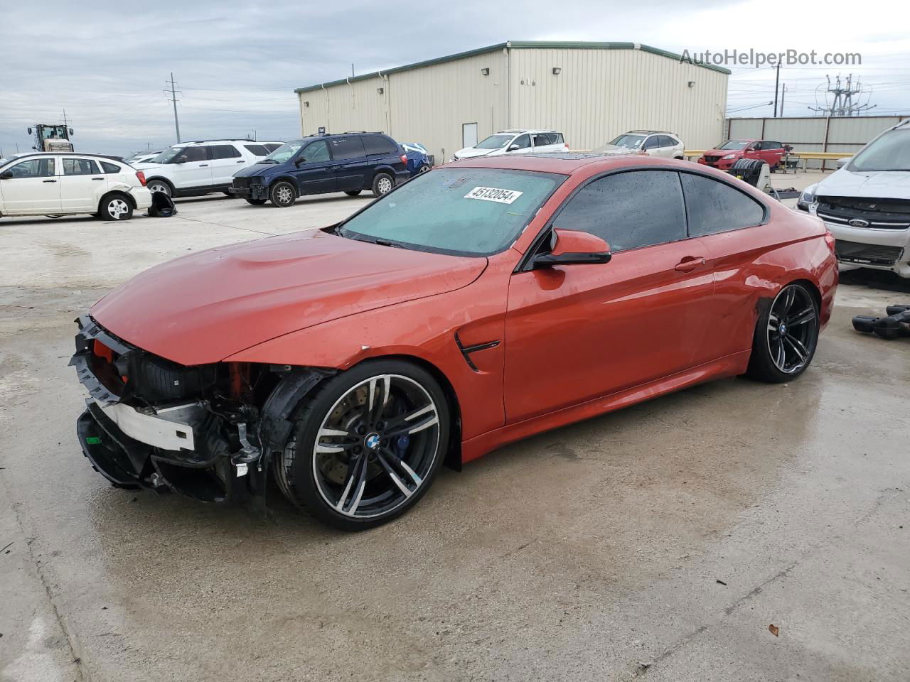 2016 Bmw M4  Orange vin: WBS3R9C58GK337389