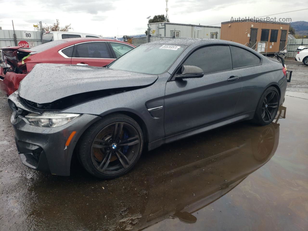 2016 Bmw M4  Серый vin: WBS3R9C58GK337795