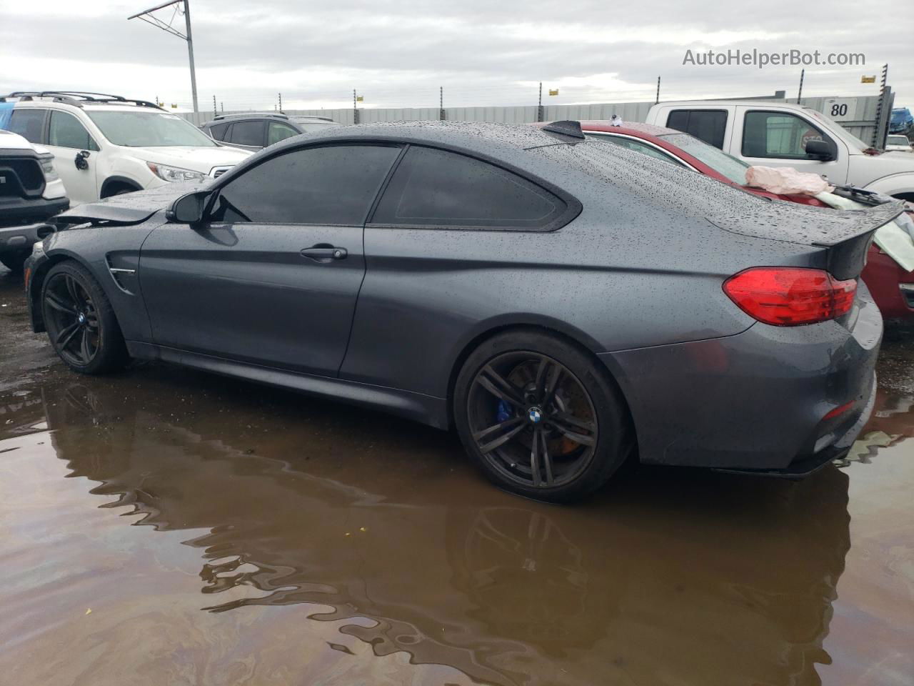 2016 Bmw M4  Серый vin: WBS3R9C58GK337795