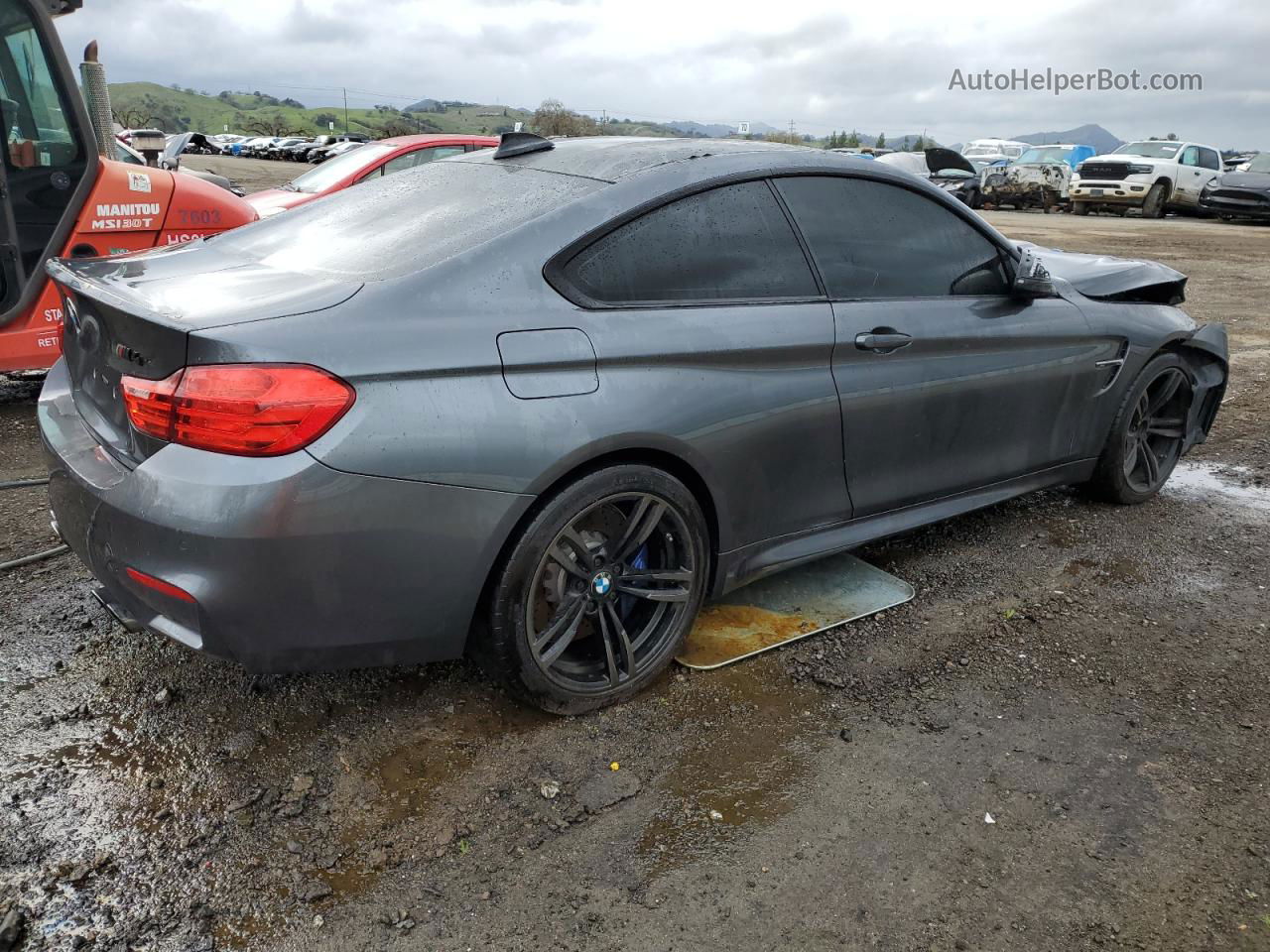 2016 Bmw M4  Серый vin: WBS3R9C58GK337795