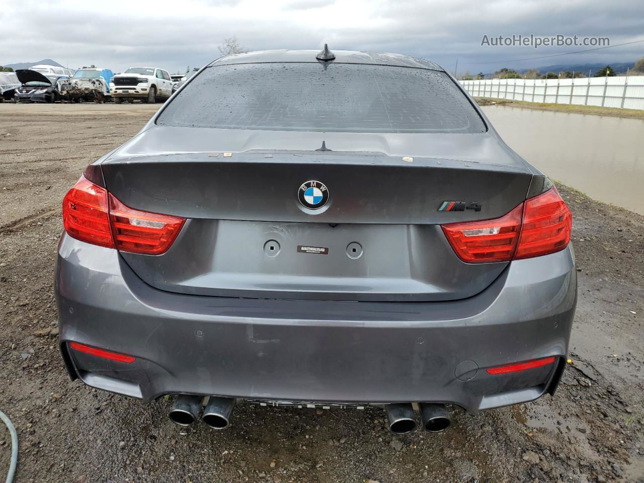 2016 Bmw M4  Серый vin: WBS3R9C58GK337795