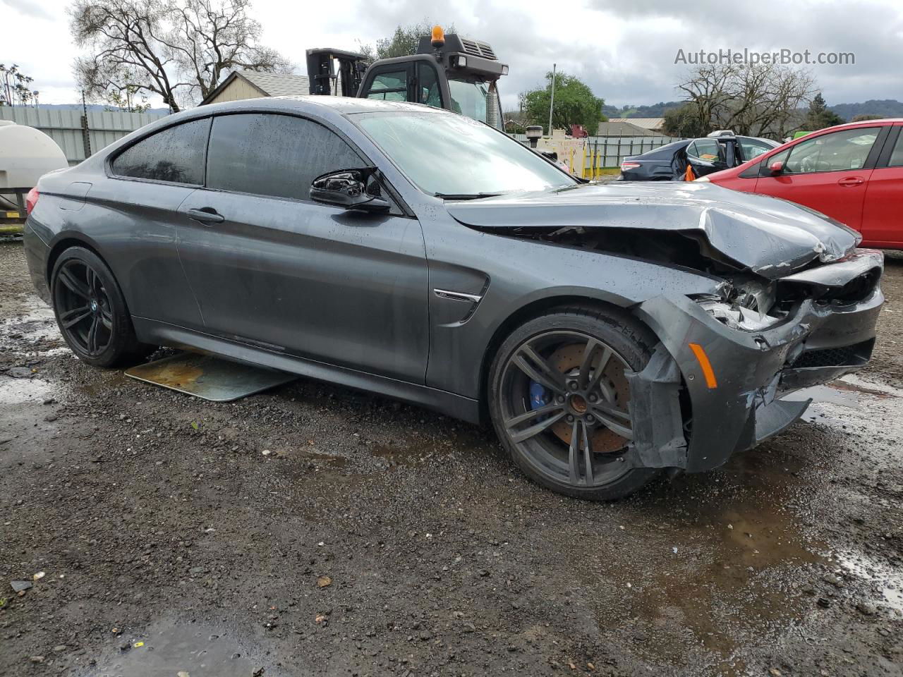 2016 Bmw M4  Gray vin: WBS3R9C58GK337795