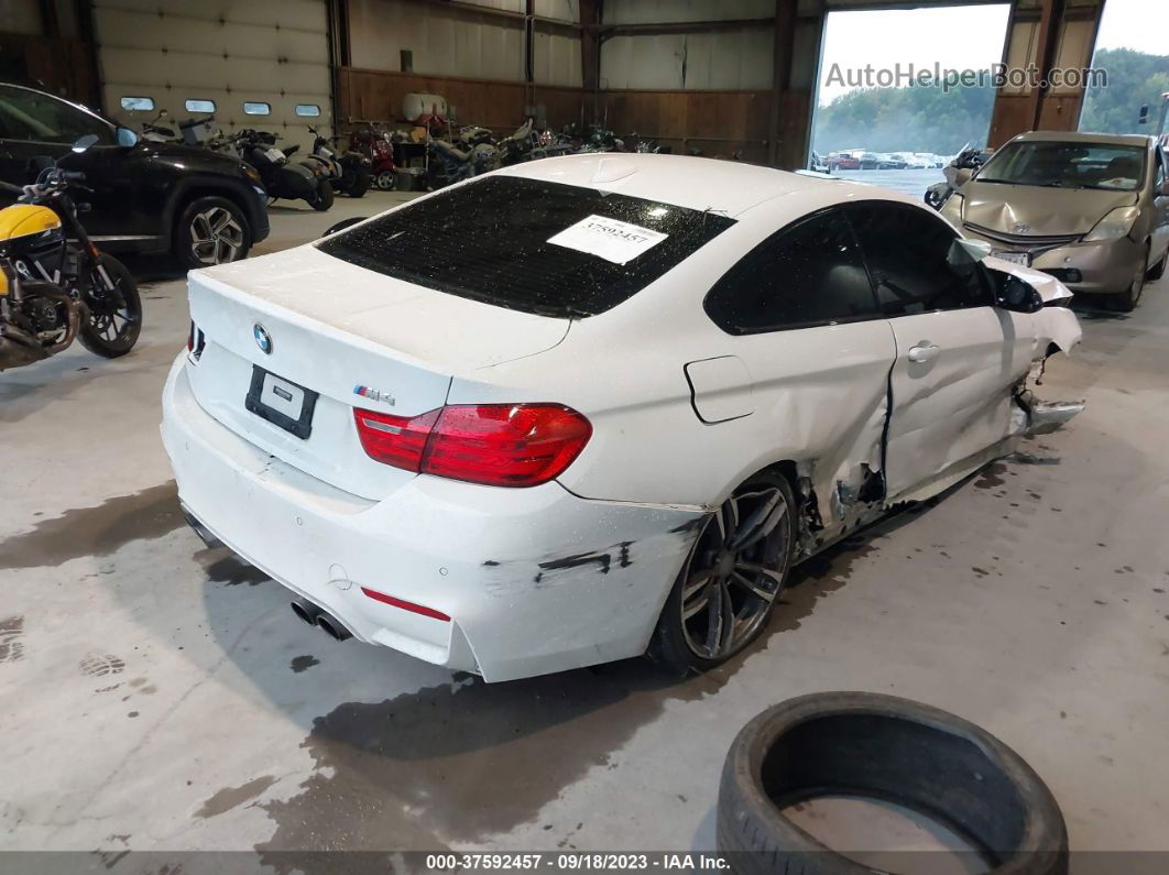 2016 Bmw M4   White vin: WBS3R9C58GK708115