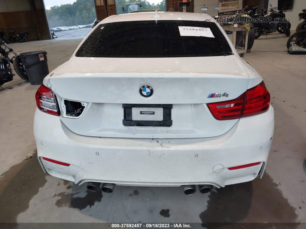 2016 Bmw M4   White vin: WBS3R9C58GK708115