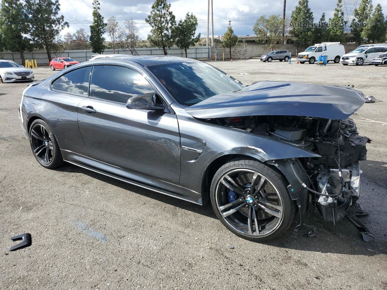 2016 Bmw M4  Charcoal vin: WBS3R9C59GK337983