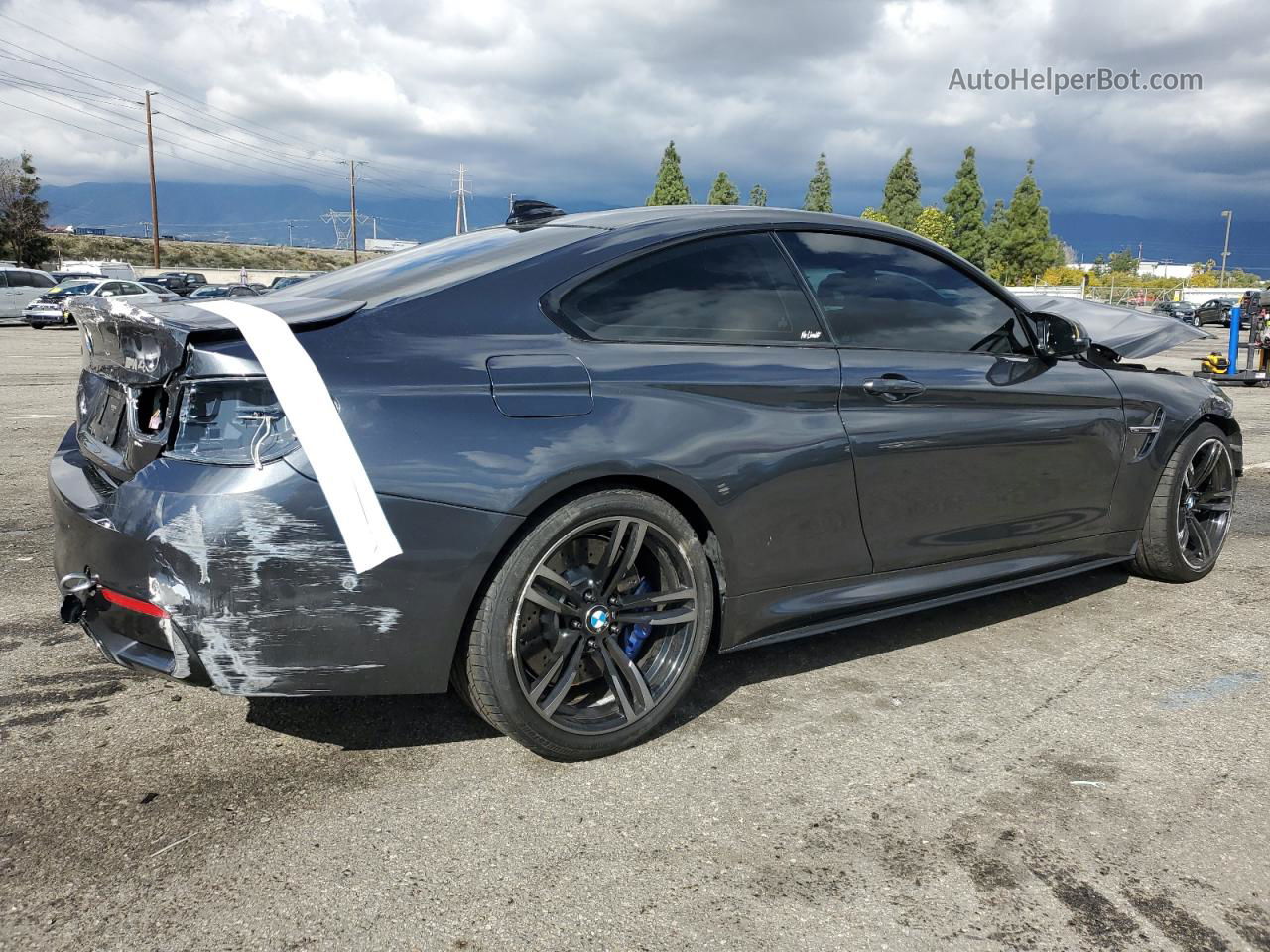 2016 Bmw M4  Charcoal vin: WBS3R9C59GK337983