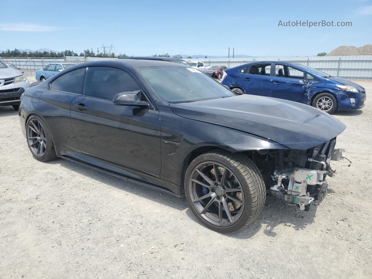 2015 Bmw M4  Black vin: WBS3R9C5XFK332208