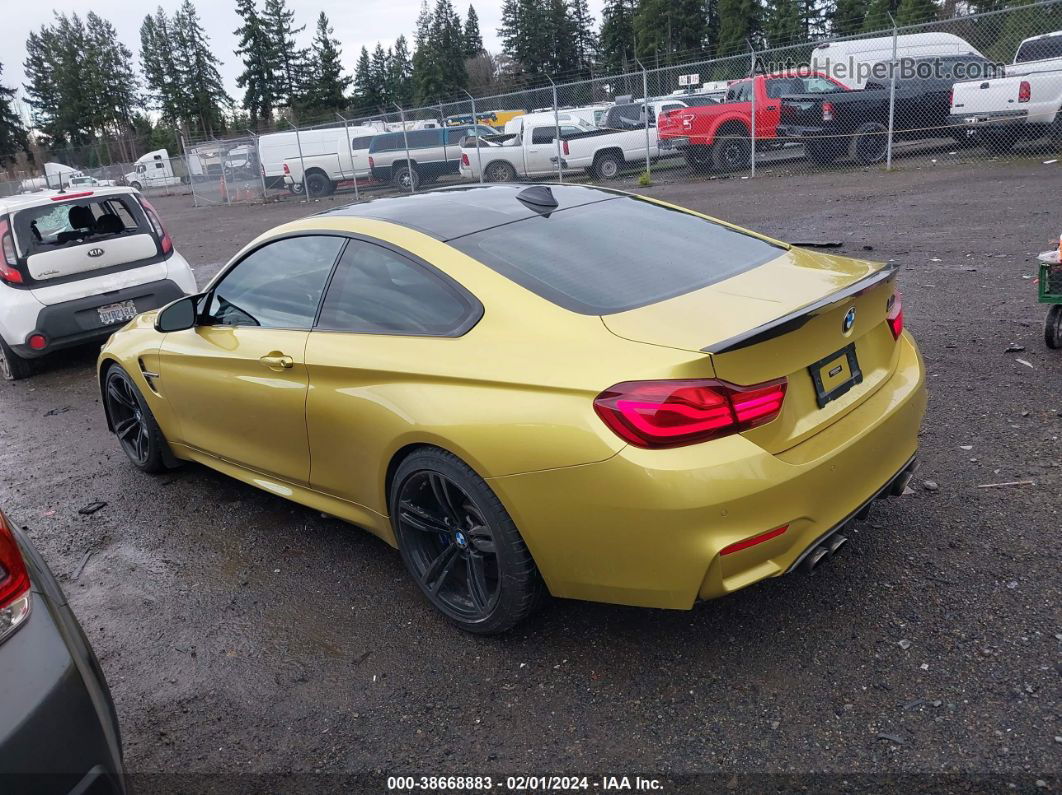 2015 Bmw M4   Yellow vin: WBS3R9C5XFK333276