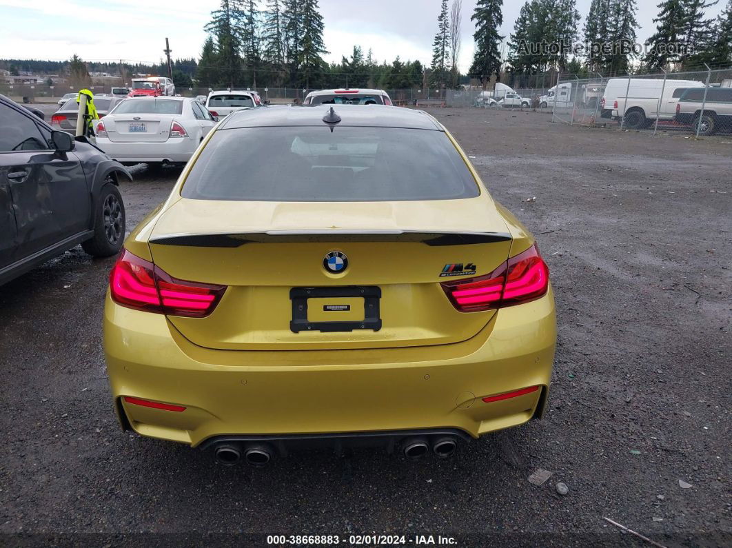 2015 Bmw M4   Yellow vin: WBS3R9C5XFK333276