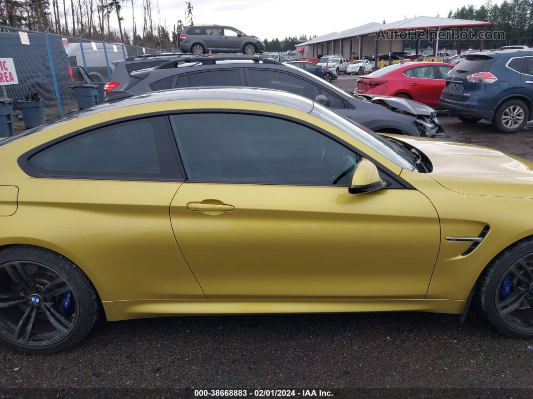 2015 Bmw M4   Yellow vin: WBS3R9C5XFK333276