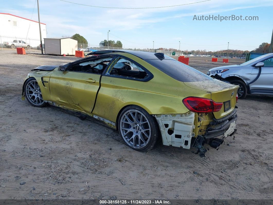 2015 Bmw M4 Золотой vin: WBS3R9C5XFK333391