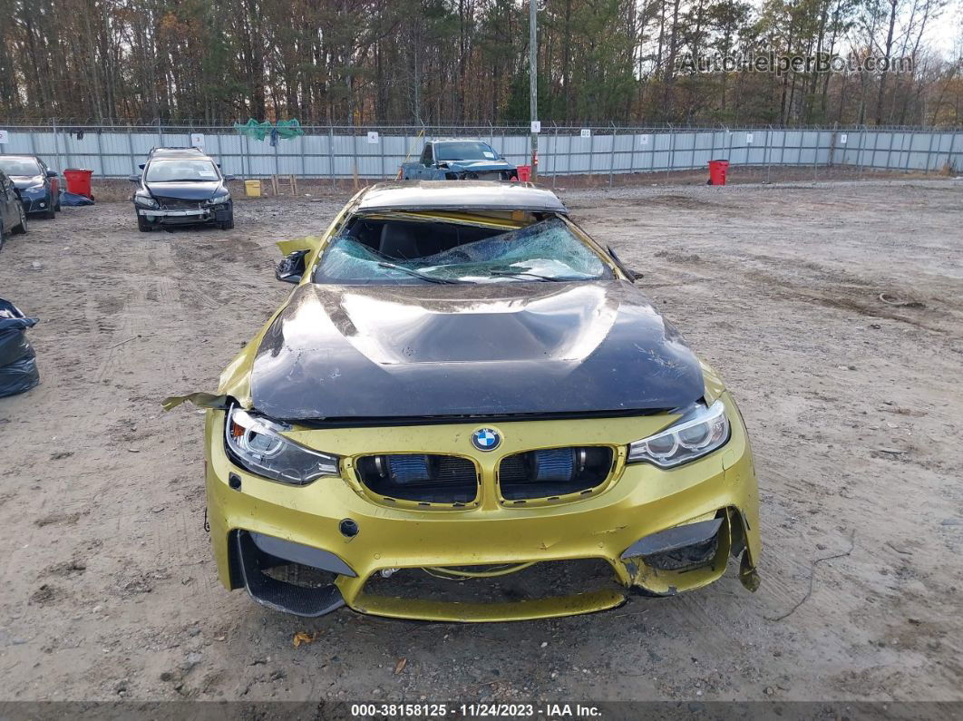 2015 Bmw M4 Gold vin: WBS3R9C5XFK333391