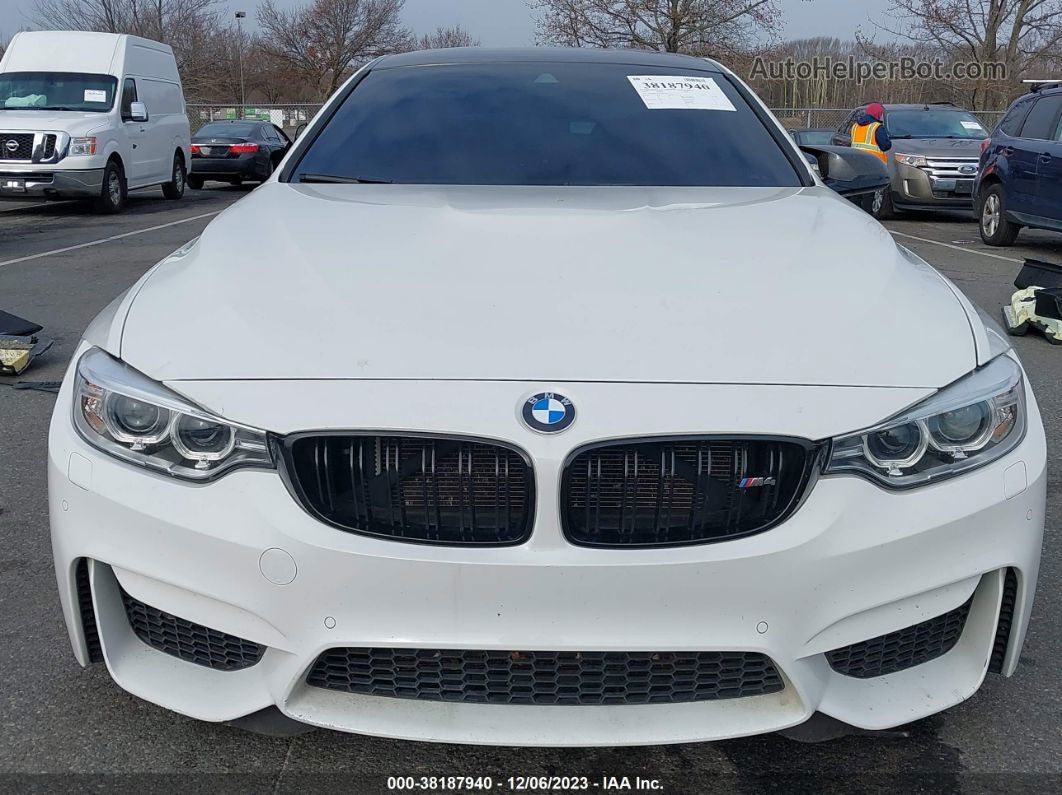 2016 Bmw M4 White vin: WBS3R9C5XGK337863