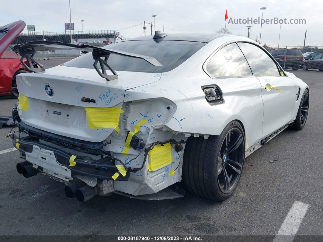 2016 Bmw M4 White vin: WBS3R9C5XGK337863