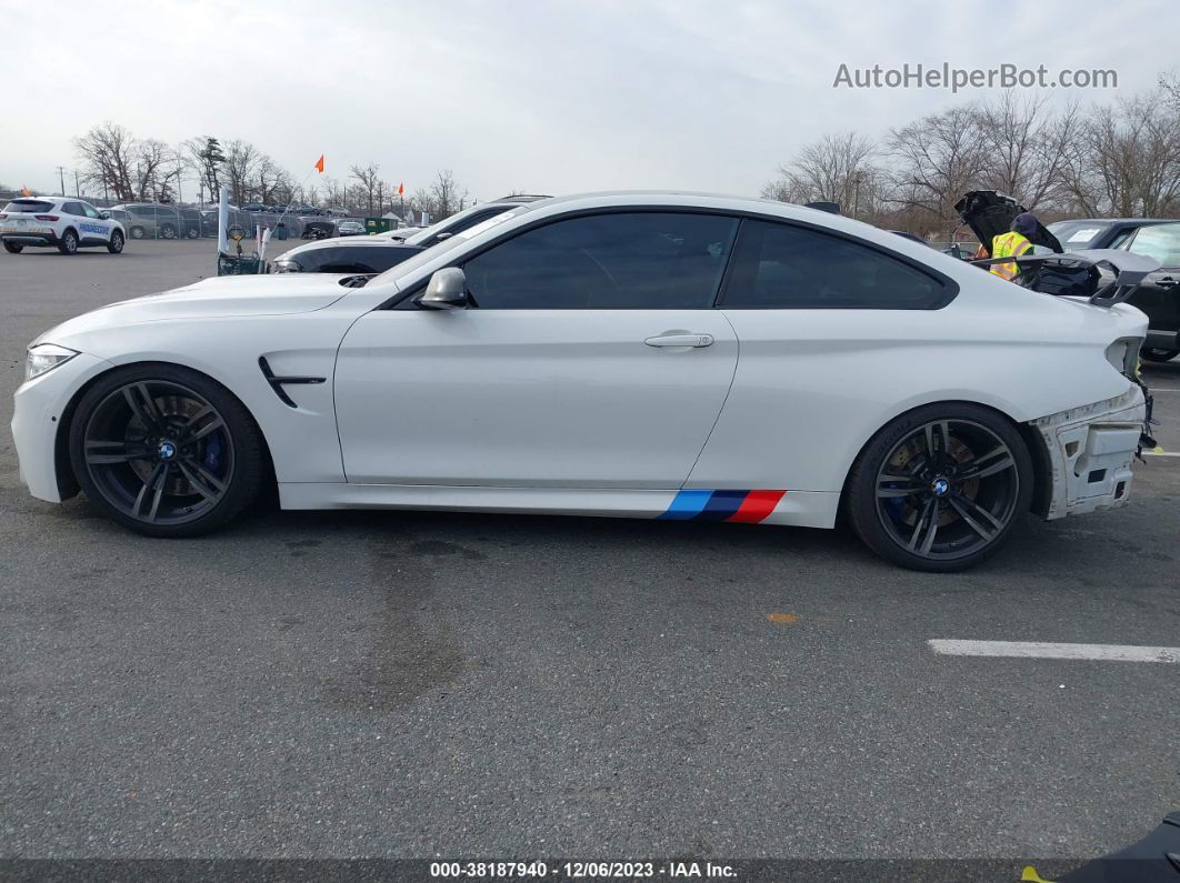 2016 Bmw M4 White vin: WBS3R9C5XGK337863