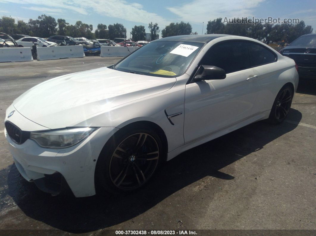 2016 Bmw M4   White vin: WBS3R9C5XGK337975