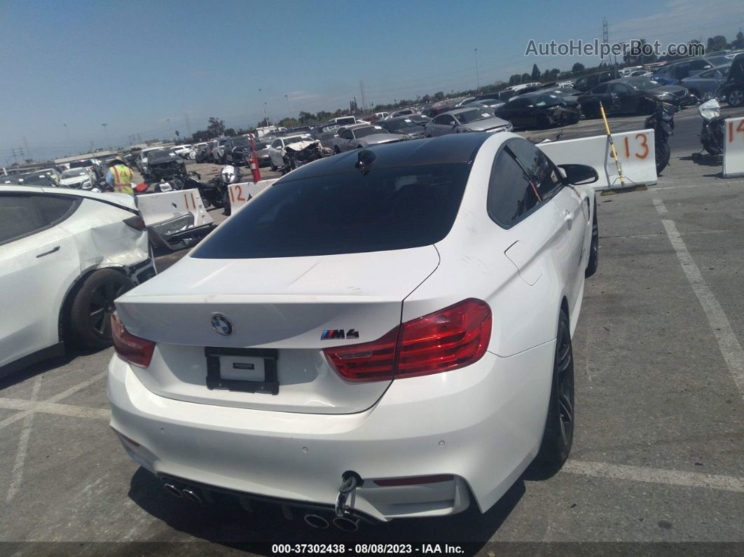 2016 Bmw M4   White vin: WBS3R9C5XGK337975