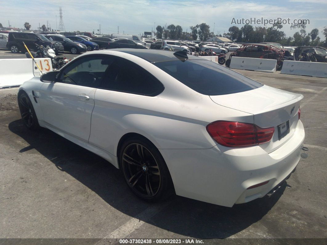 2016 Bmw M4   White vin: WBS3R9C5XGK337975