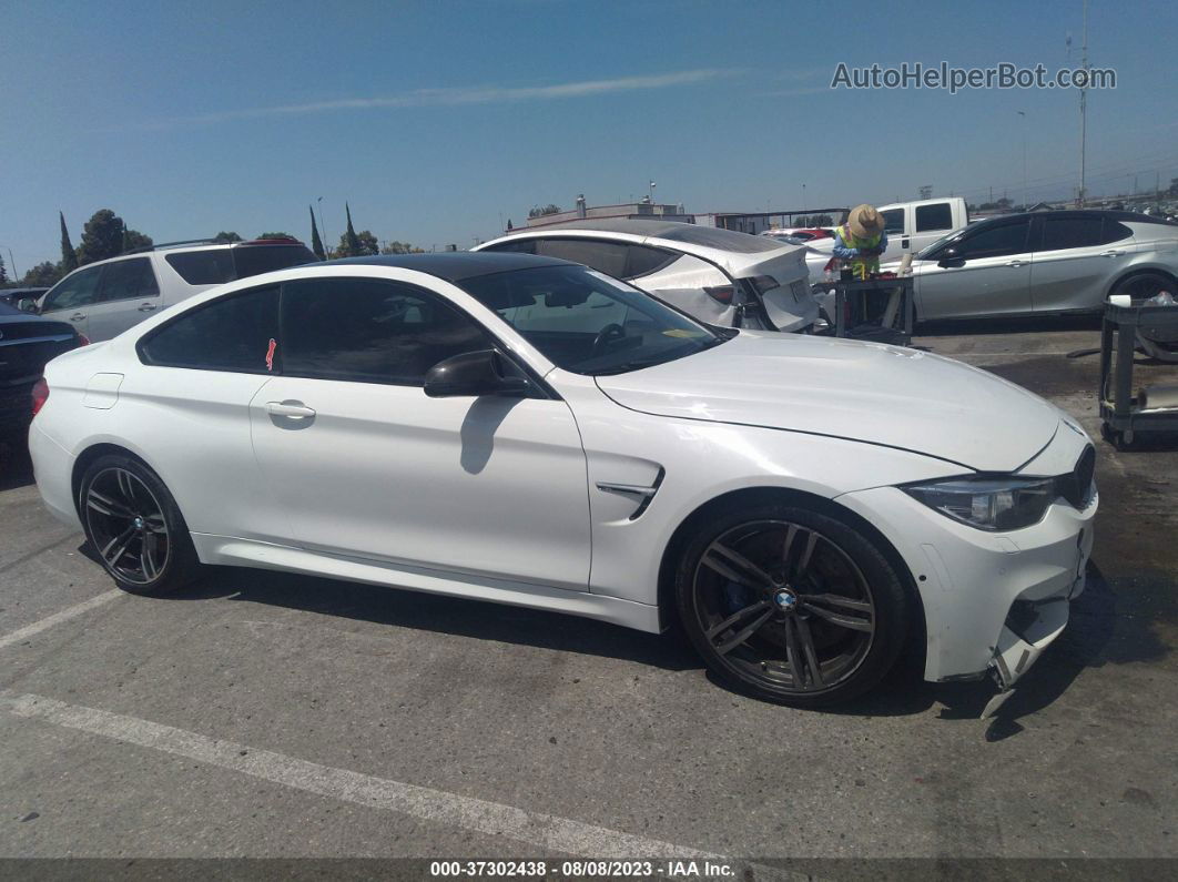 2016 Bmw M4   White vin: WBS3R9C5XGK337975