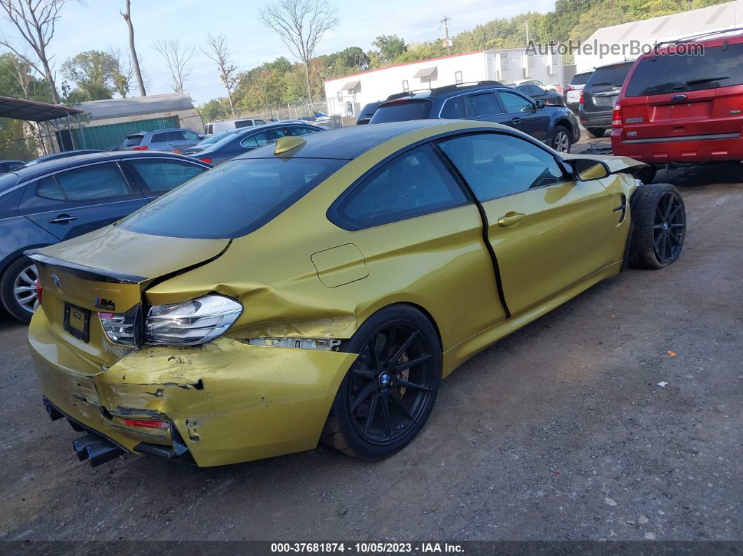 2016 Bmw M4 Gold vin: WBS3R9C5XGK708374