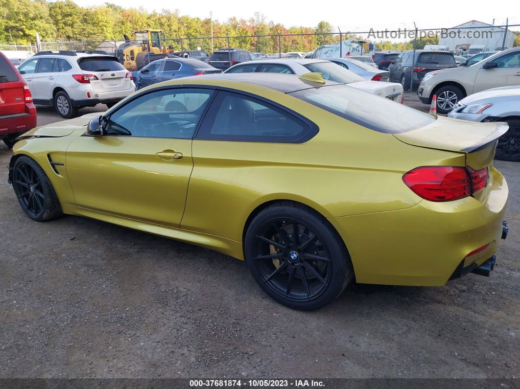 2016 Bmw M4 Gold vin: WBS3R9C5XGK708374