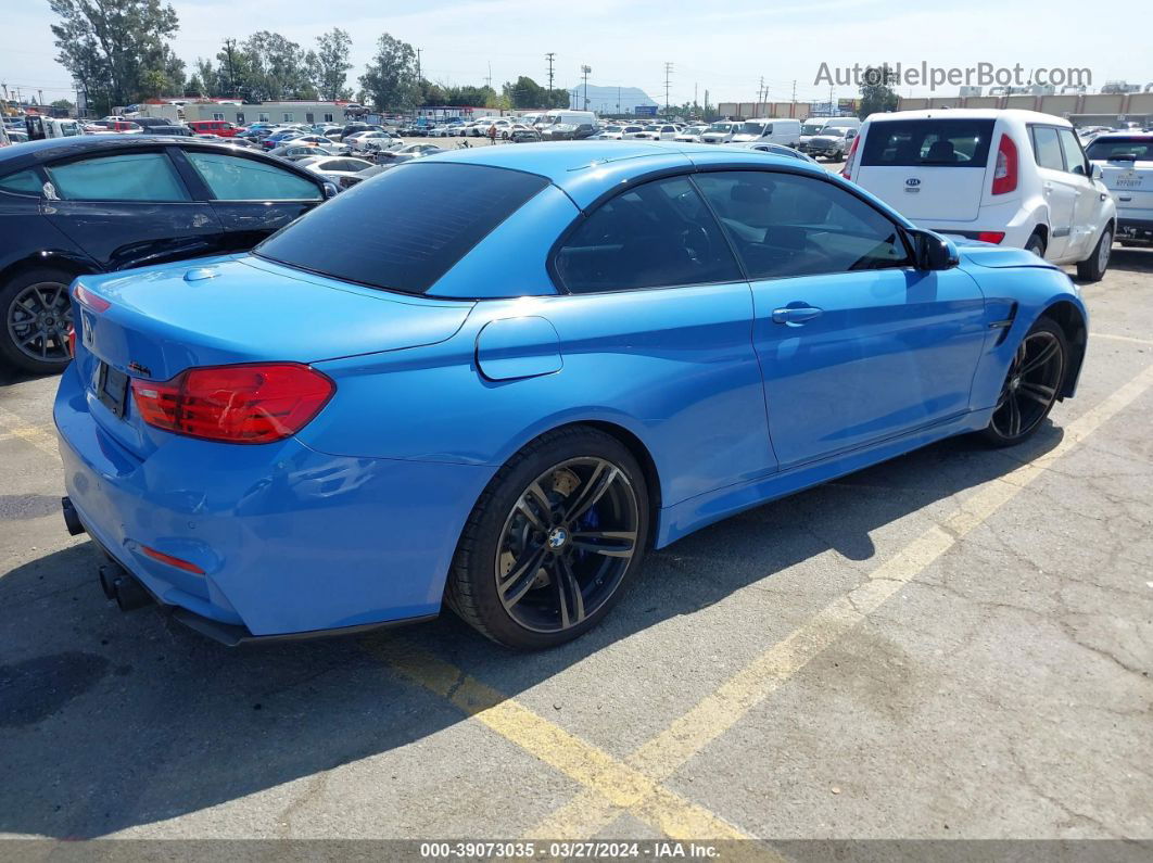 2016 Bmw M4   Light Blue vin: WBS3U9C50GP969143