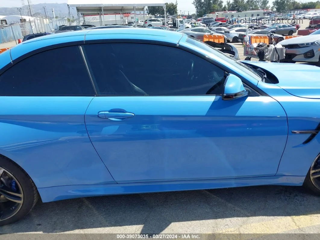 2016 Bmw M4   Light Blue vin: WBS3U9C50GP969143