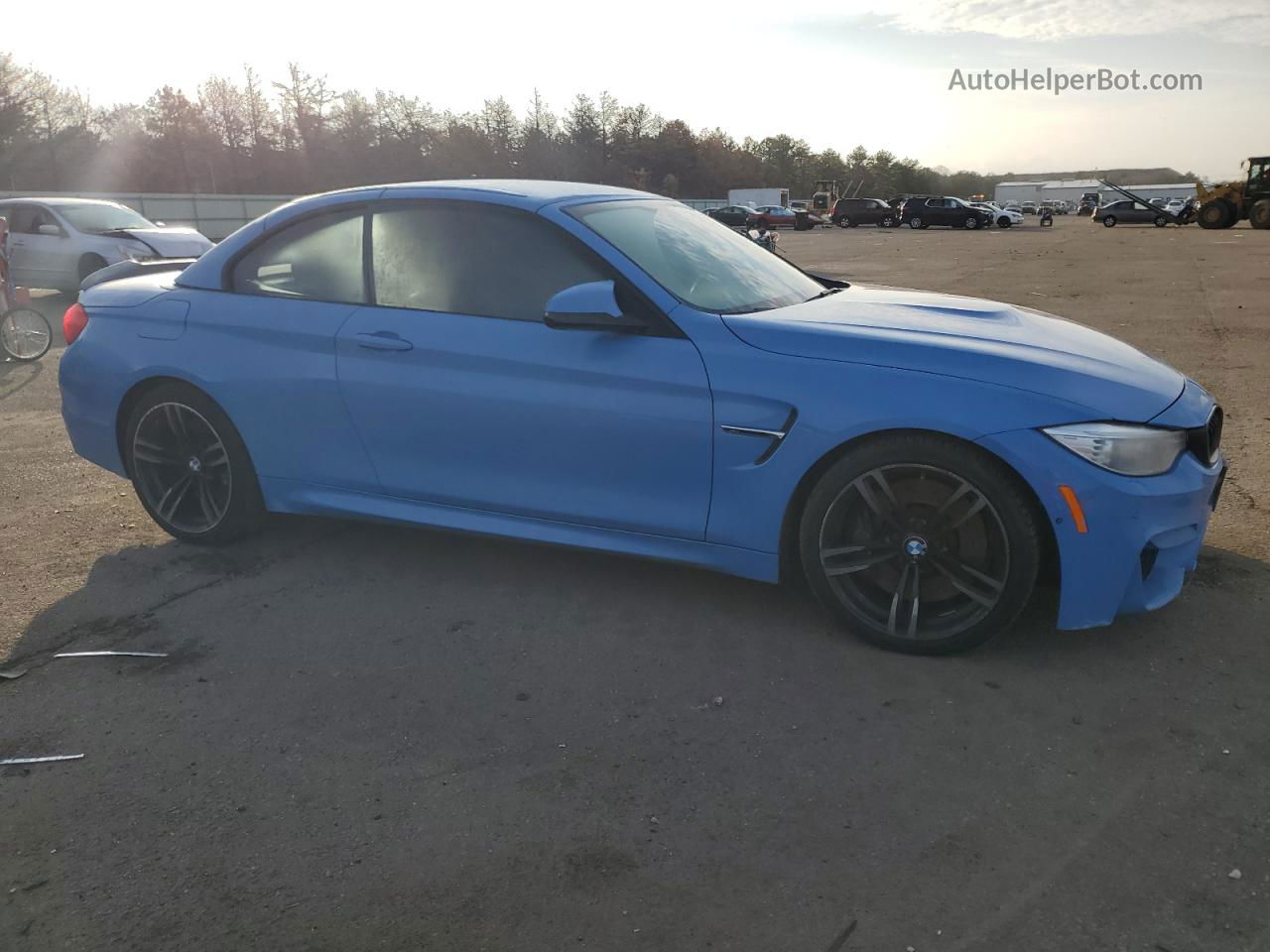 2016 Bmw M4  Синий vin: WBS3U9C50GP969479