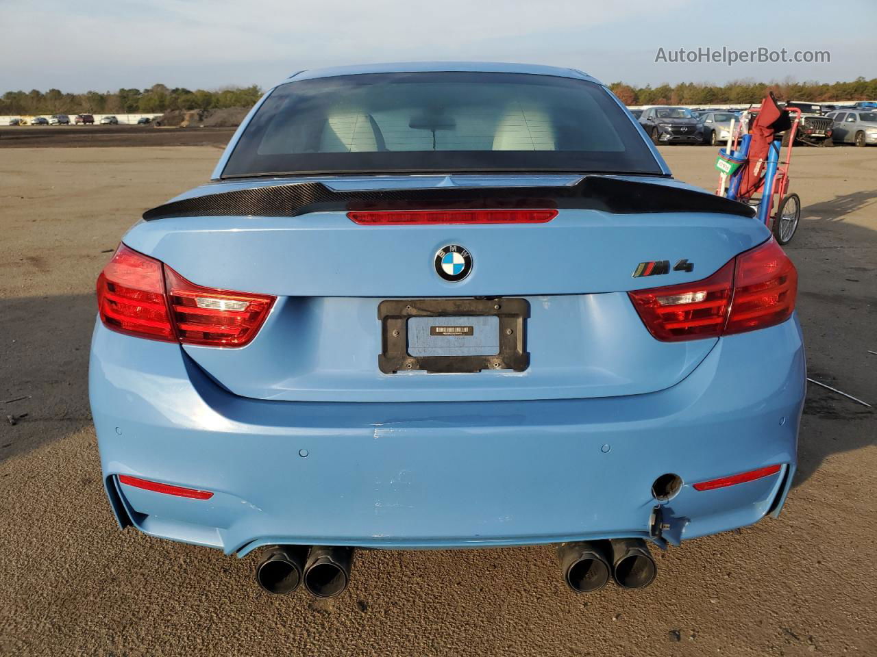 2016 Bmw M4  Blue vin: WBS3U9C50GP969479