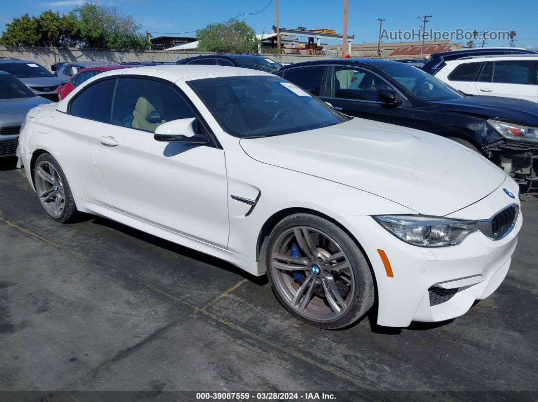 2016 Bmw M4   White vin: WBS3U9C50GP969854