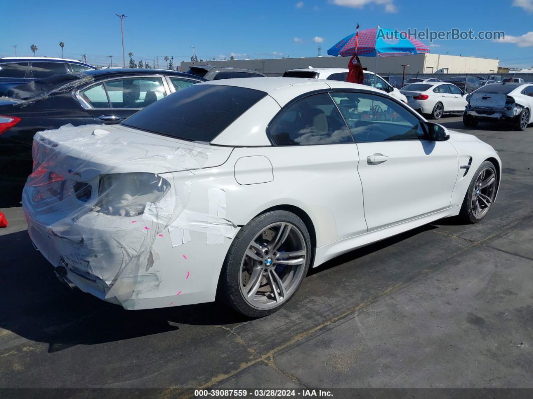 2016 Bmw M4   White vin: WBS3U9C50GP969854