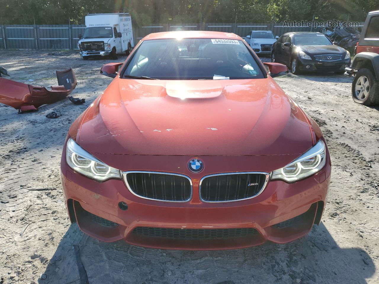 2015 Bmw M4  Red vin: WBS3U9C51FP968064