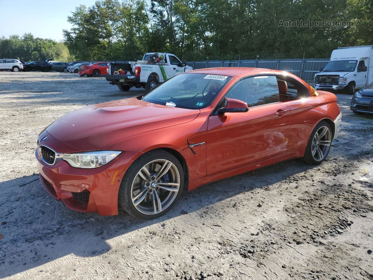 2015 Bmw M4  Red vin: WBS3U9C51FP968064