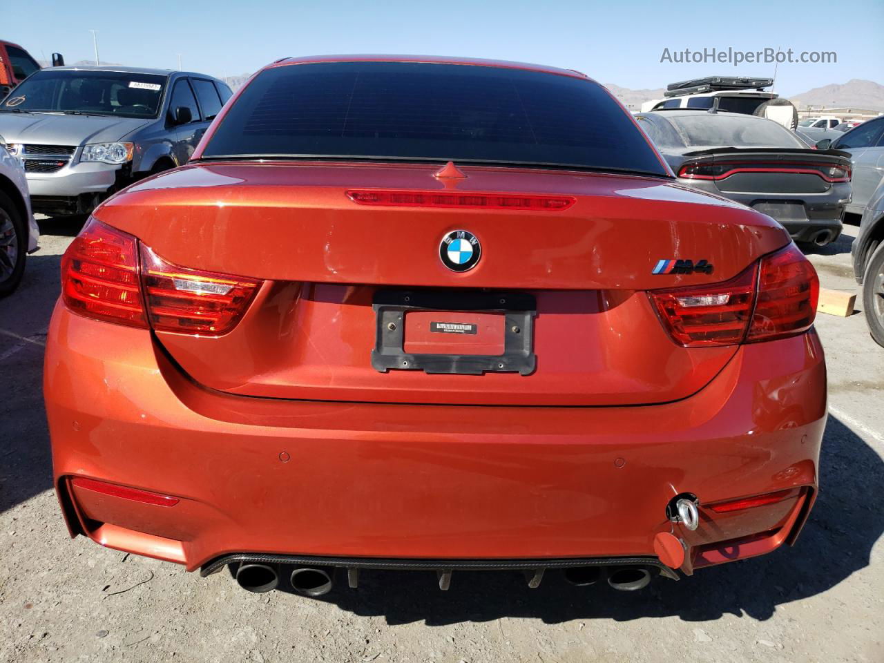 2016 Bmw M4  Orange vin: WBS3U9C51GP970060