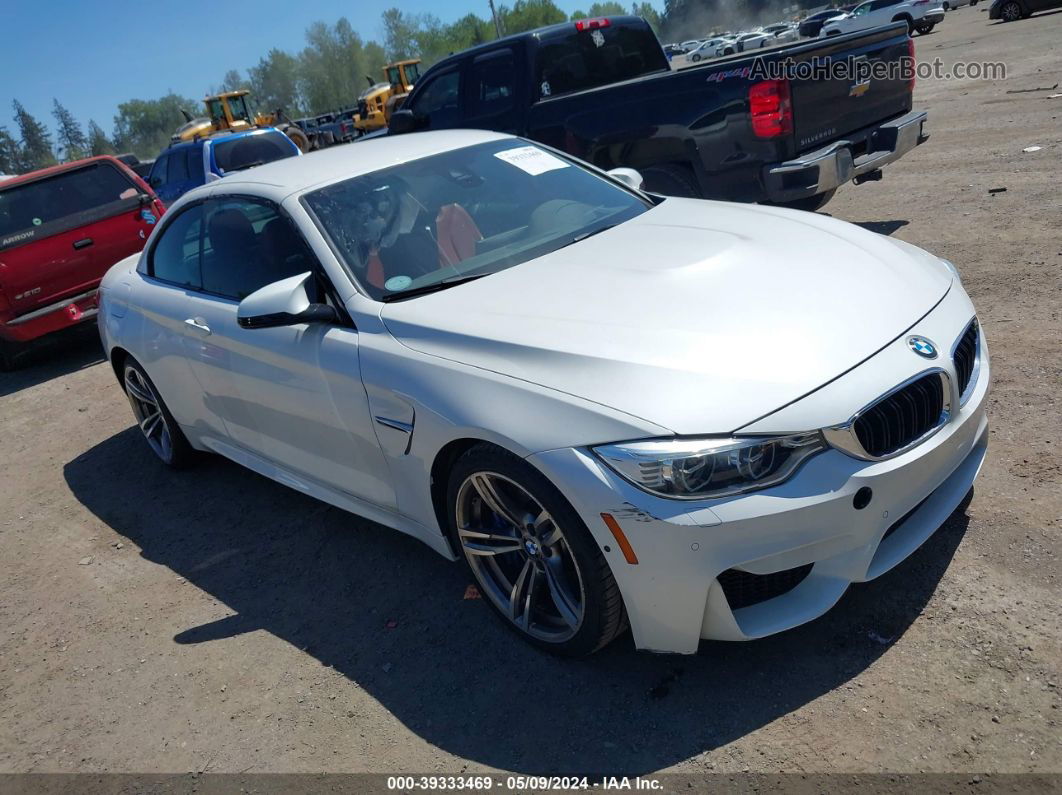 2015 Bmw M4   White vin: WBS3U9C53FJ968120