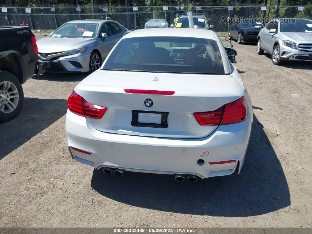 2015 Bmw M4   White vin: WBS3U9C53FJ968120