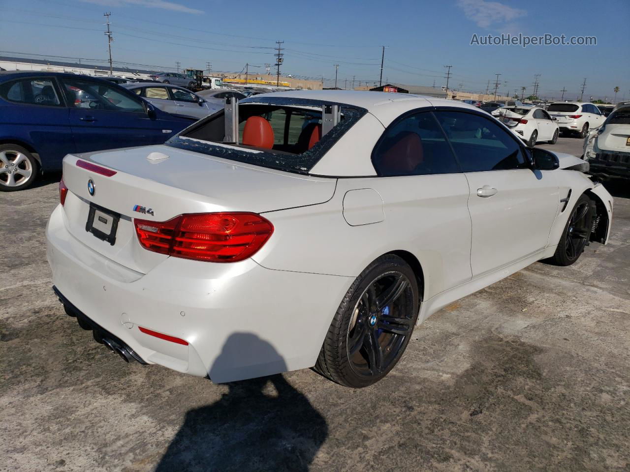 2015 Bmw M4  Белый vin: WBS3U9C55FP968360