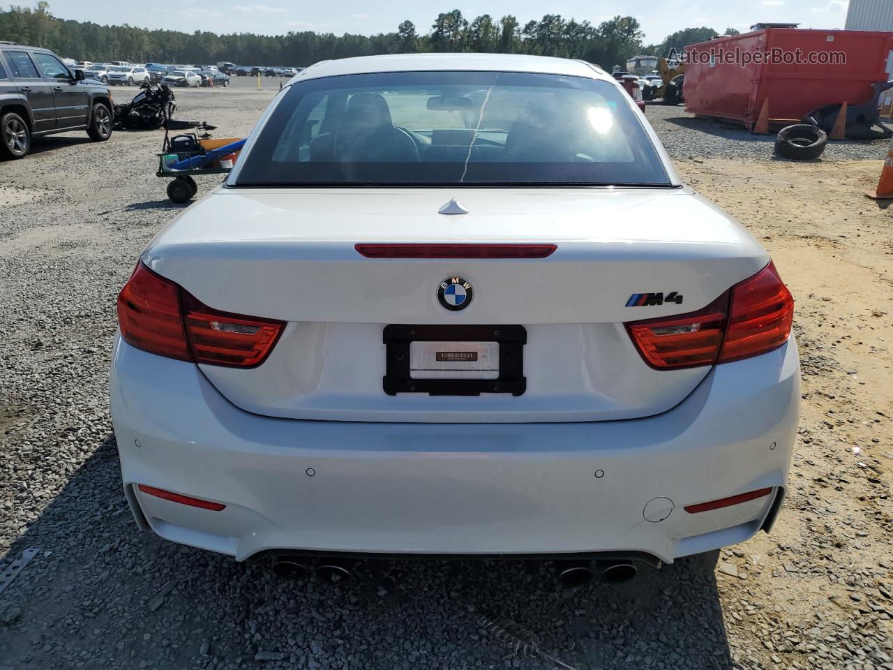 2016 Bmw M4  White vin: WBS3U9C56GP968854